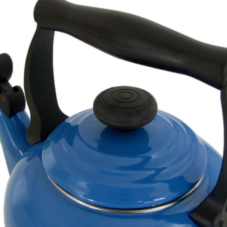 新品未使用　LE CREUSET ブルー やかん 2.1リットル 訳あり】ル・クルーゼ ルクルーゼ Le Creuset デミ ケトル 2.1L やかん