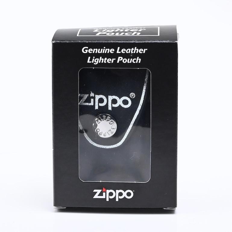 ZIPPO（ジッポー） 専用ケース ジッポー用 レザーポーチ ブラック