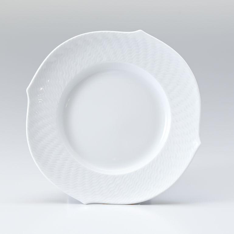 マイセン 波の戯れ ホワイト プレート 19cm 000001-29470-1 名入れ可