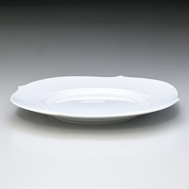 マイセン 波の戯れ ホワイト プレート 28cm Meissen 000001-29479-1 名