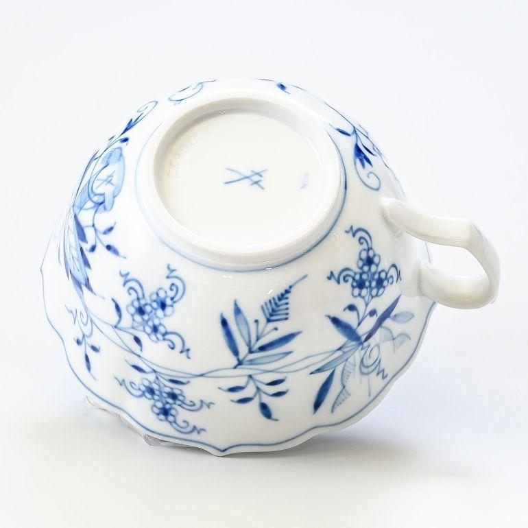 マイセン 2客セット ブルーオニオン ティーカップ＆ソーサー 200cc