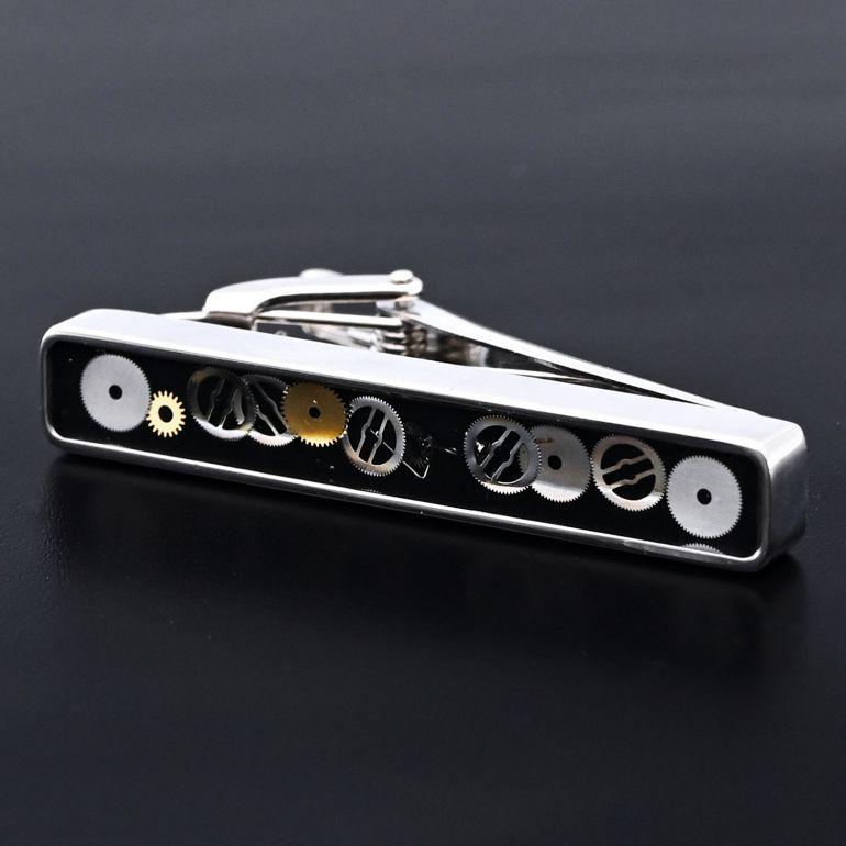 モンアート MONART ネクタイピン メンズ タイバー タイクリップ ギア