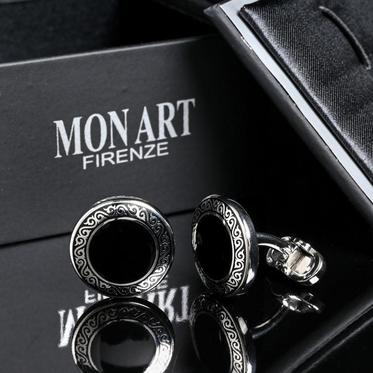 美品★MONTBLANC★ カフリンクス カフス オーバル シルバー ブラック. モンアート MONART カフス メンズ カフリンクス カフスボタン オーバル