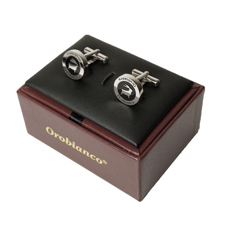 Orobianco（オロビアンコ） カフス メンズ 名入れ無料 カフリンクス