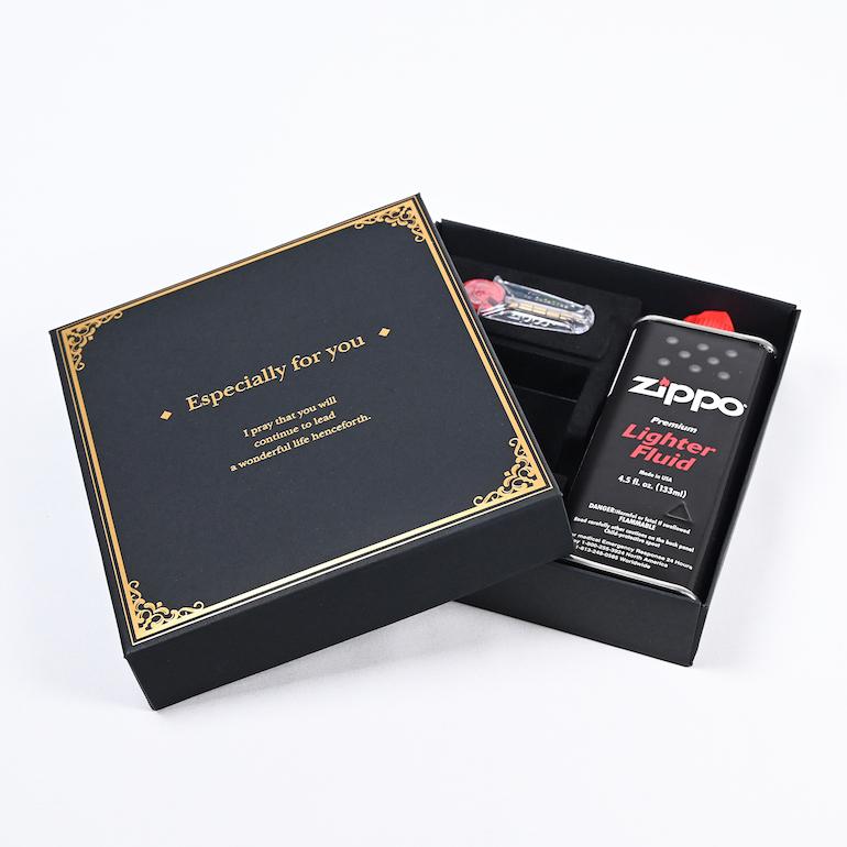 ZIPPO（ジッポー） ライター ポールスミス 父の日 メッセージ刻印
