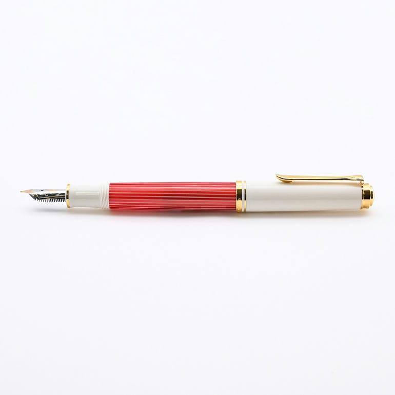 Pelikan -  新品未使用 ペリカン万年筆 M600スーべレーン レッドホワイト EF Amazon | Pelikan ペリカン 万年筆 EF 極細字 スーベレーン