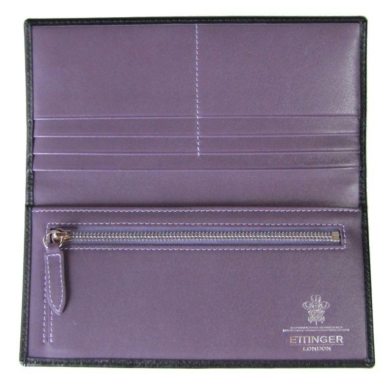 エッティンガー 長財布 小銭入れ付 薄型 メンズ ロイヤルコレクション バイカラー St953aejr ブラック パープル 名入れ可有料 Pp953aejr Ster A Level エイレベル 通販 Yahoo ショッピング