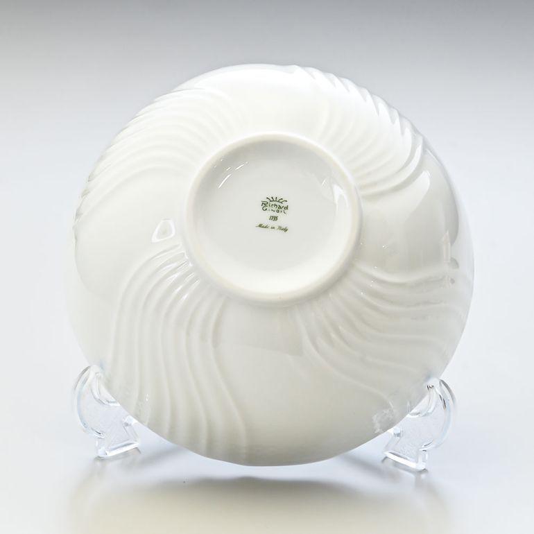 リチャードジノリ ジノリ1735 ペア 2個セット ベッキオホワイト ボウル 17ｃｍ 洋食器 白い食器 002RG00FCP200 0175B0の画像