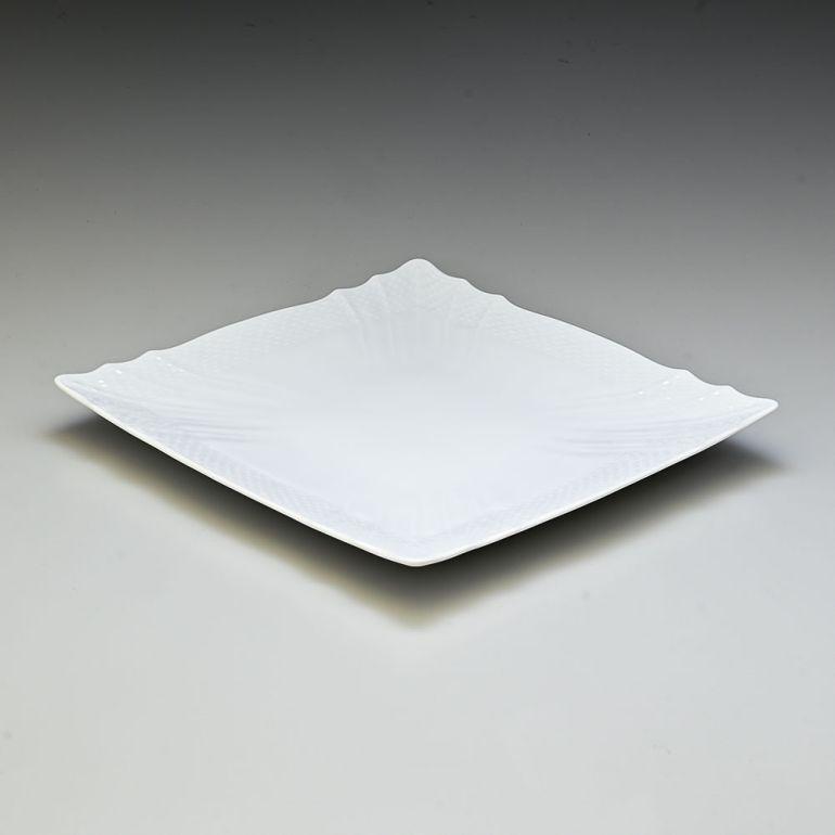 リチャードジノリ ベッキオホワイト スクエアプレート2枚セット 22cm