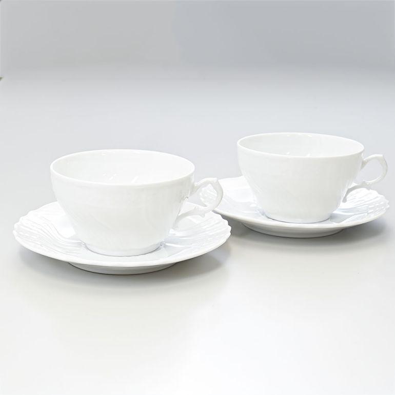 【希少】リチャードジノリ 純銀巻 草花紋ティーカップ ソーサー アールヌーボー Richard Ginori - 【希少】リチャードジノリ 純銀巻 草花紋