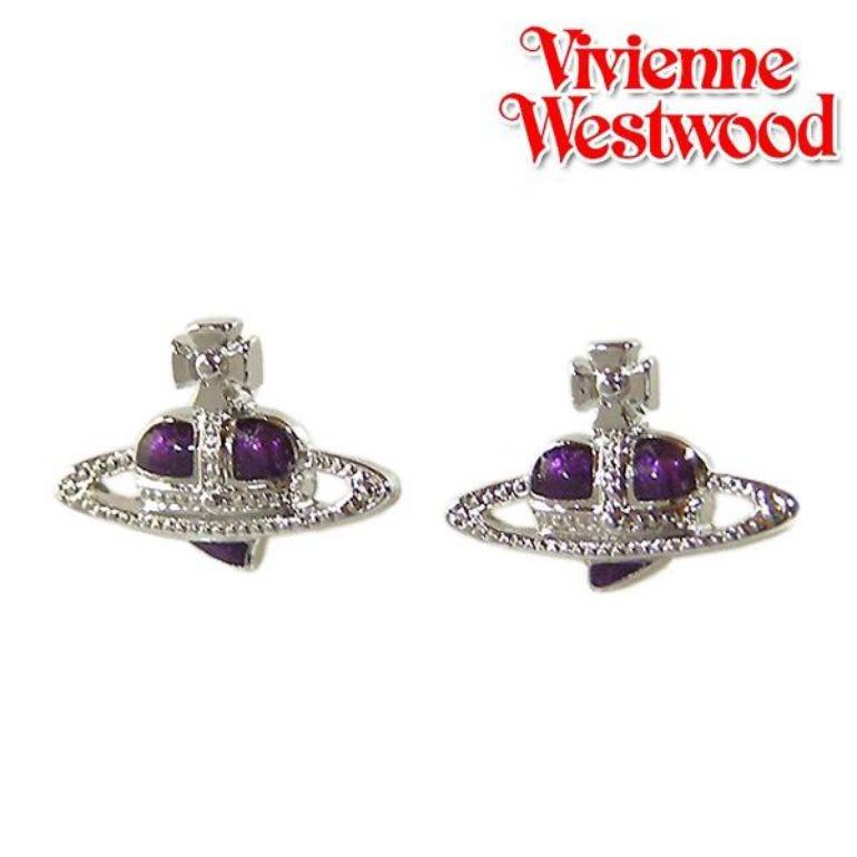 ヴィヴィアンウエストウッド ピアス ナノハートピアス パープル Vw0602 A Level エイレベル 通販 Yahoo ショッピング