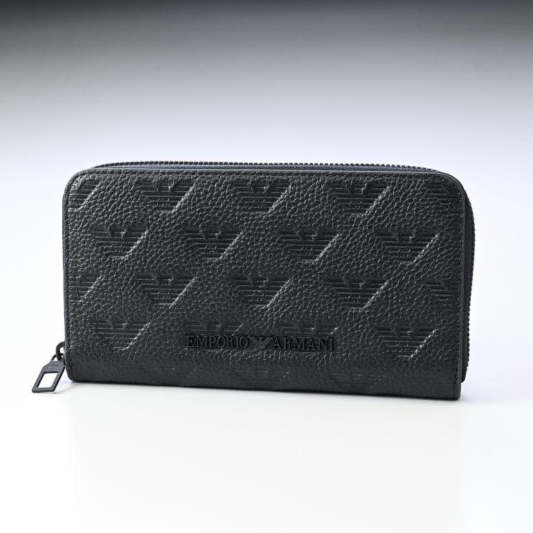 EMPORIO ARMANI エンポリオ アルマーニ 長財布 ラウンドファスナー  