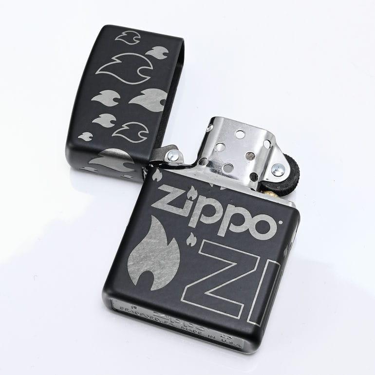 喫煙具・ライター ritzenhoff ZIPPO（ジッポー） ライター DESIGN マットブラック×シルバー 48908
