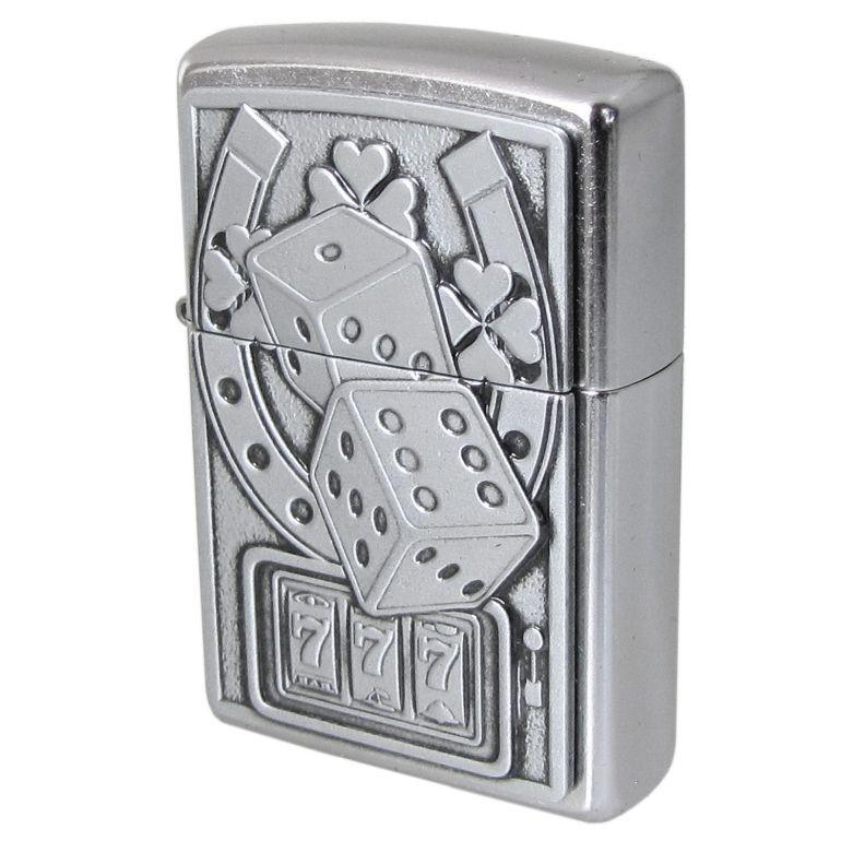 ZIPPO 並行輸入品 ジッポー ライター Lucky 7 Emblem Design