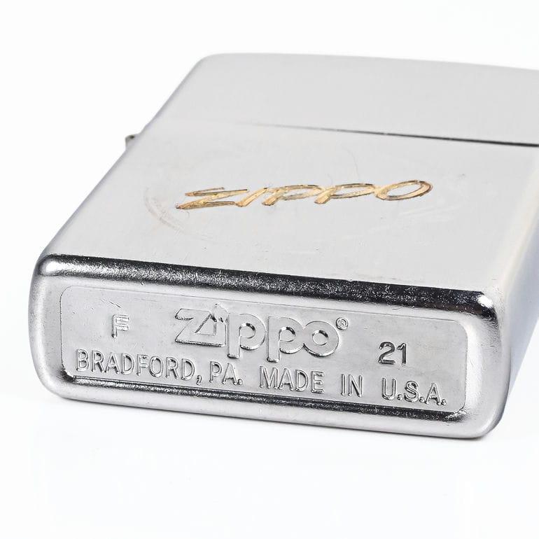 ZIPPO（ジッポー） ライター ジッポ ZIPPO DESIGN ロゴ刻印 シルバー