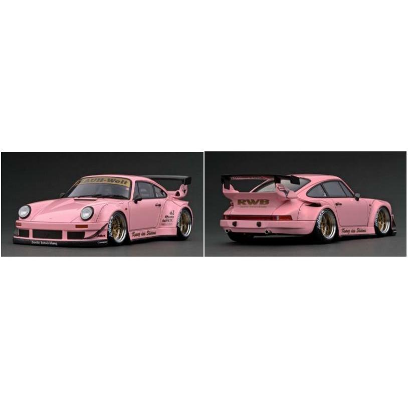 【同梱不可】 5/15予約締切 Pink　2022年10月発売予定 930 1/18　RWB model ignition ミニカー