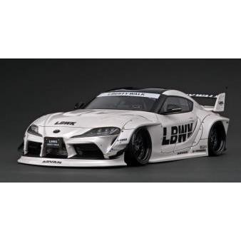 ignition model 1/18 LB-WORKS TOYOTA SUPRA (A90) White