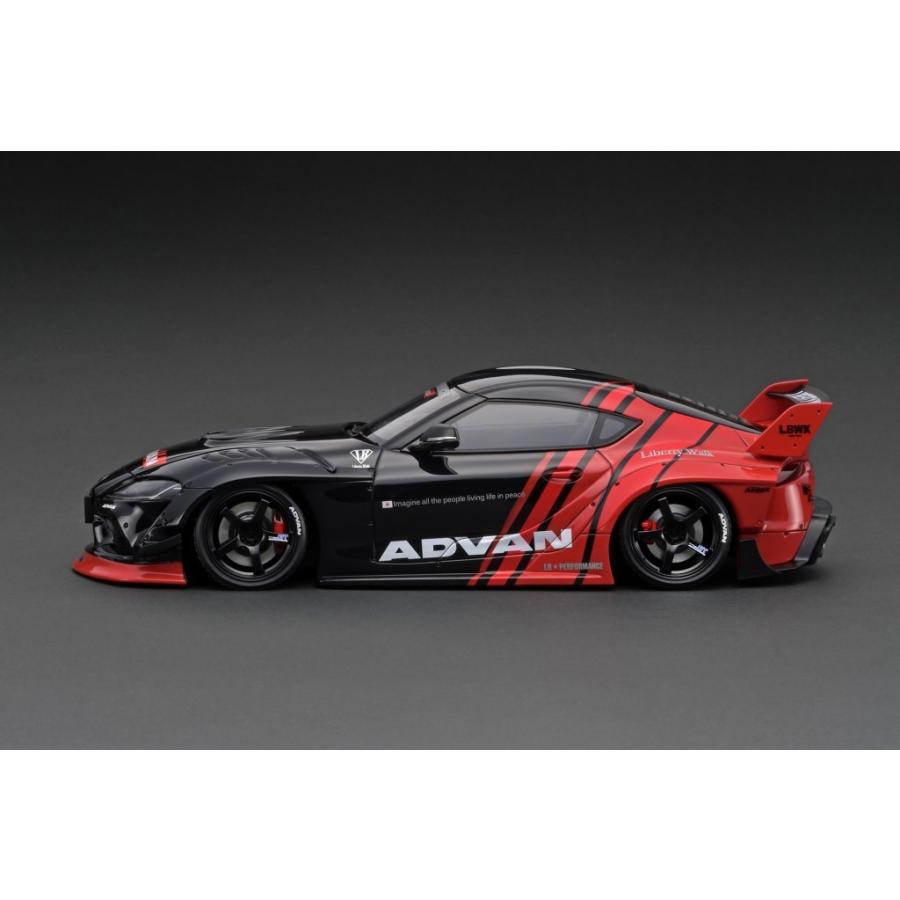 ignition model 1/18 LB-WORKS TOYOTA SUPRA (A90) Black/Red : Alex