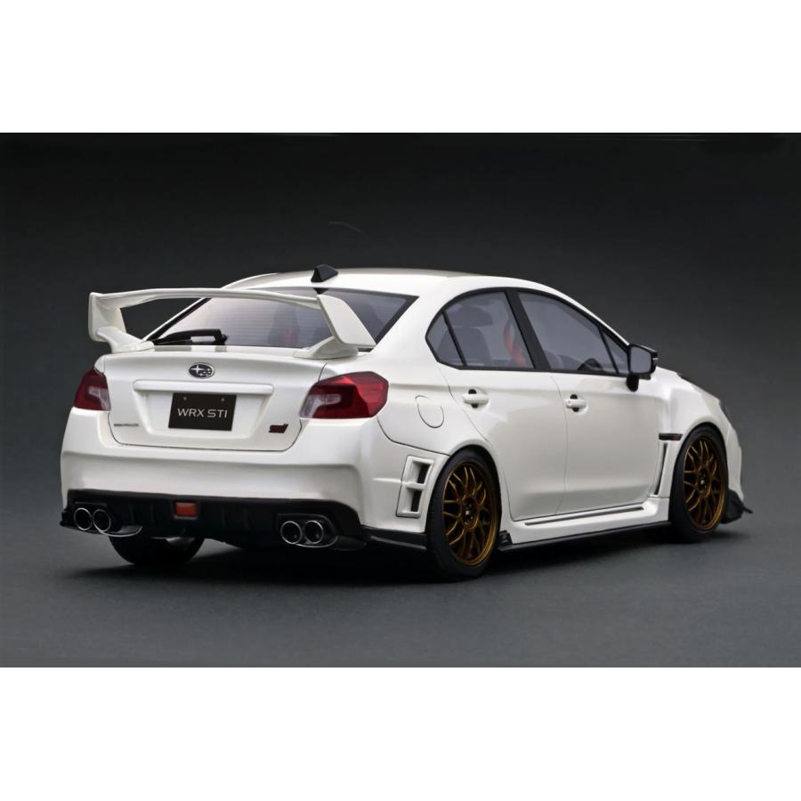 ignition model SUBARU WRX (CBA-VAB) STI Pearl White (1/18 Scale