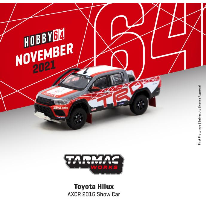 7 6予約締切 アウトレット品 Tarmac Works 1 64 Toyota Car 16 Show 22年1月発売予定 Axcr Hilux