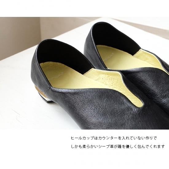 激レアデザイン】 MANA マナ ローファー 変形ヒール 24.5 黒 希少