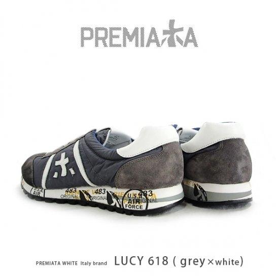 PREMIATA WHITE プレミアータ ホワイト  LUCY メンズ スニーカー 本革スニーカー　おしゃれ ギフト｜alexis-gooodshoes｜05