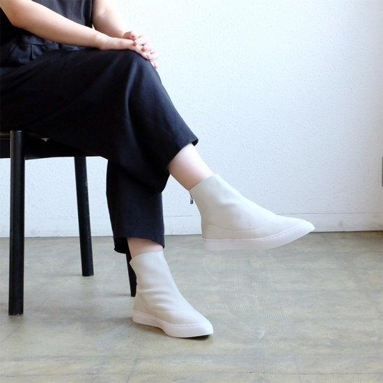 yuko imanishi+ ブーツ レディース 本革 ポインテッド 