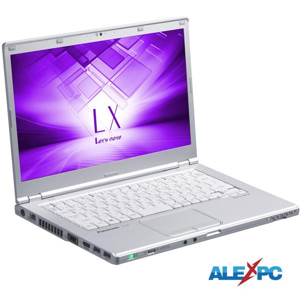 中古パソコン ノートパソコン Webカメラ内蔵 Panasonic Let’s note CF-LX6 14型大画面フルHD Core i5-7300U M.2SSD256GB メモリ8GB Office Windows10 送料無料｜alexpc｜02