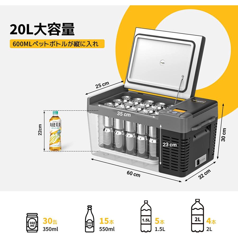 ポータブル冷凍冷蔵庫20L 20Lポータブル車載冷凍冷蔵庫 | VANLINKS Brand