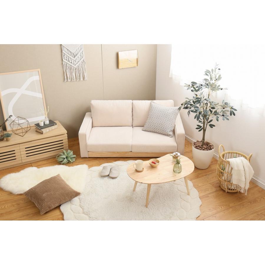 Moss モス　2人掛けコーデュロイソファ アイボリー g118013]【単品】Moss 2人掛けコーデュロイソファ 2人掛け
