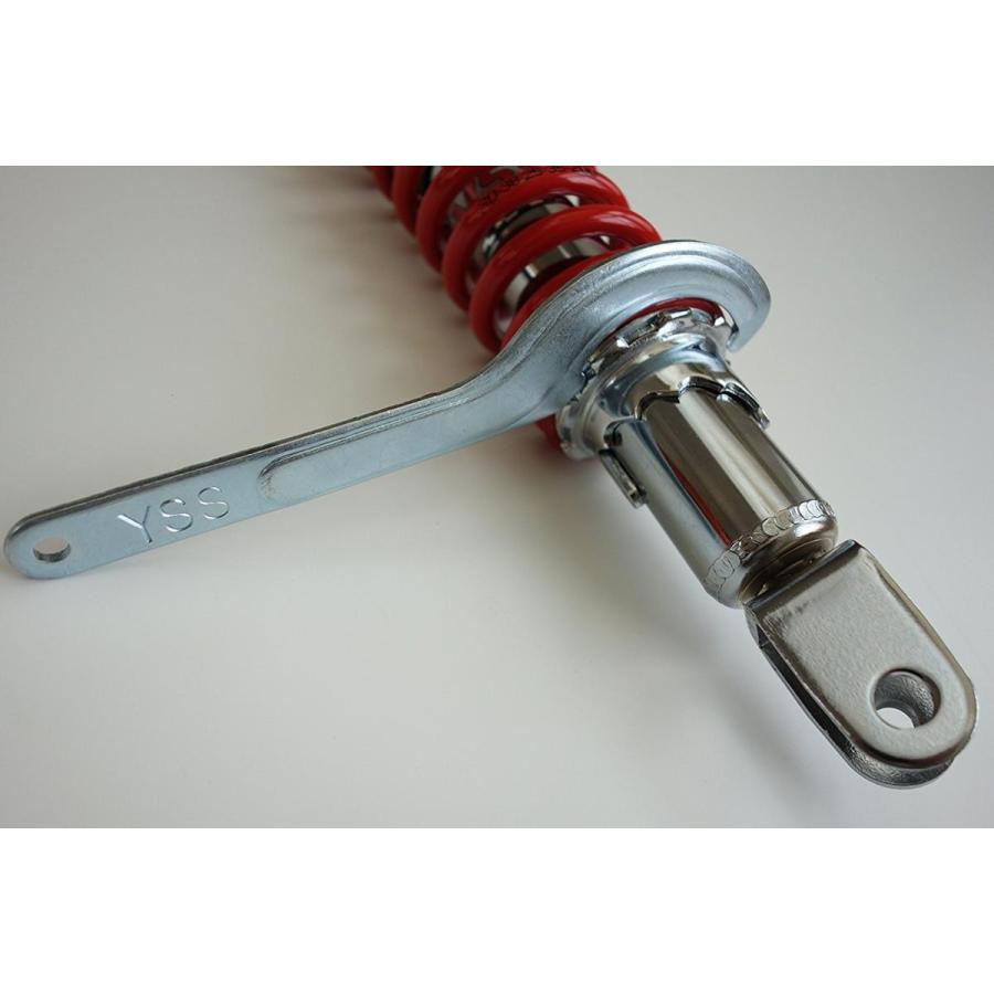 YSS ライブディオ リアサスペンション クローム/レッド 310mm 5 YSS ライブディオ リアサスペンション クローム/レッド 310mm 5