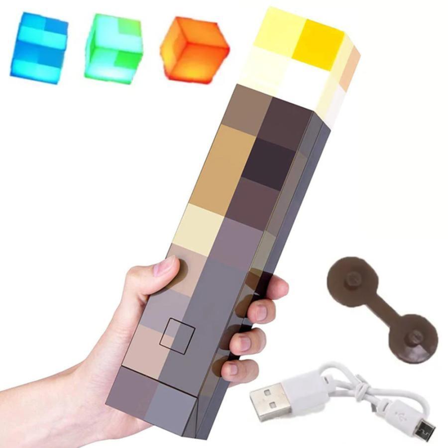 Minecraft マインクラフト マイクラ 光る！たいまつ他 楽天市場】単品【Minecraft 光る たいまつ ライト 34cm】マイン