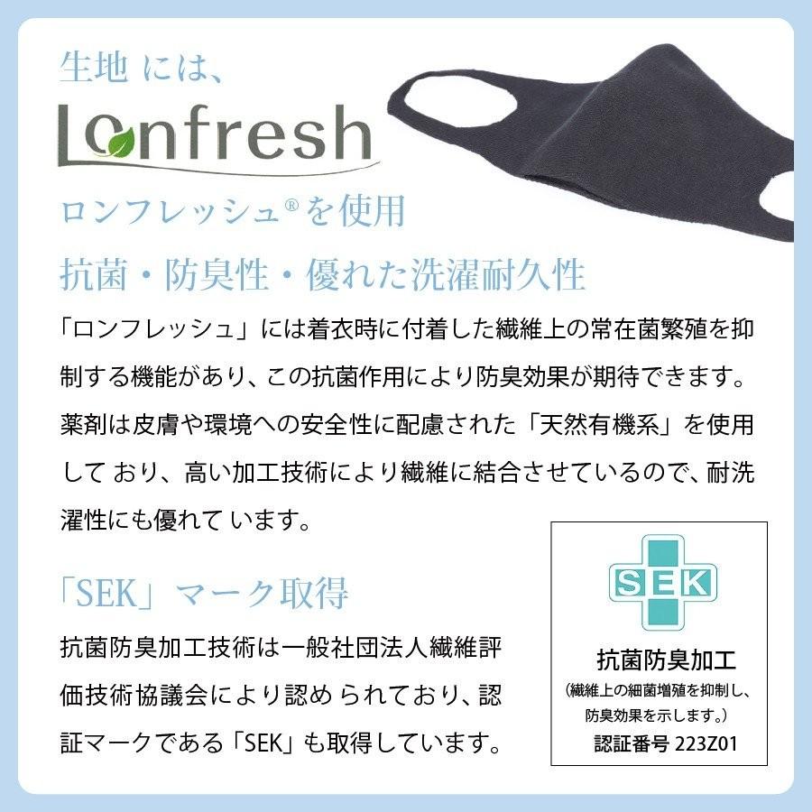 マスク 抗菌 日本製 ユニセックス ウイルス対策 ブラック フリーサイズ 繰り返し 洗える 防臭 立体 おしゃれ |  | 04