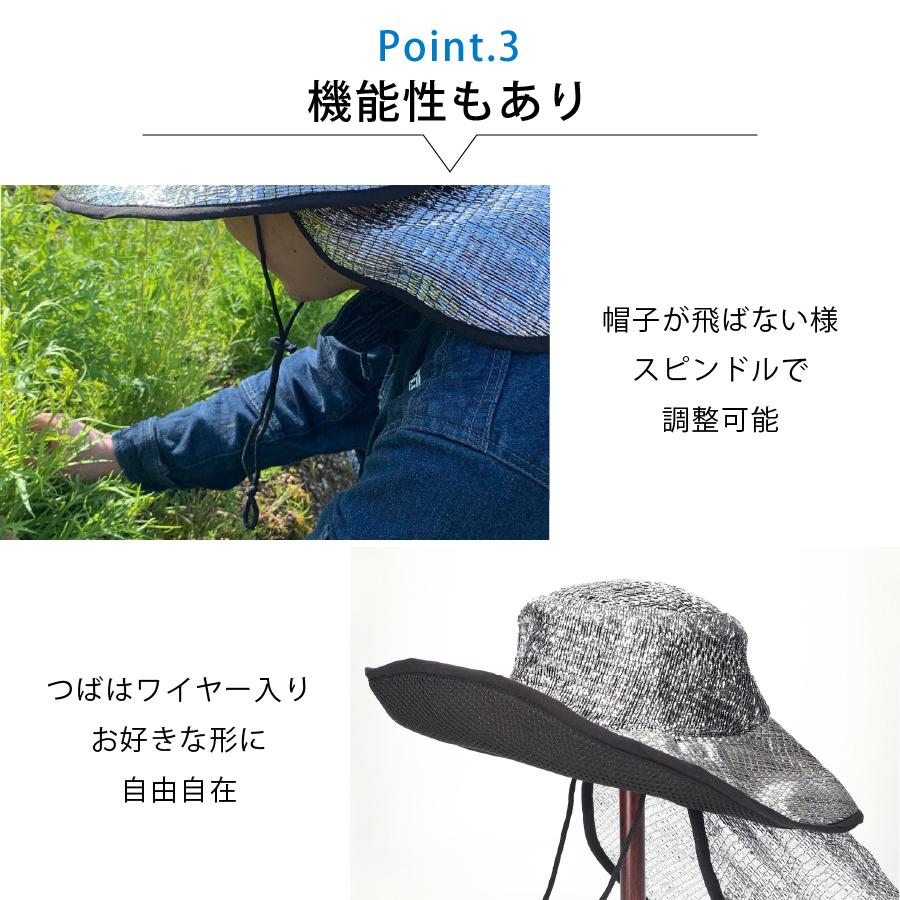 帽子 紫外線カット 熱中症対策グッズ 遮熱帽子 農業用 ガーデニング 日