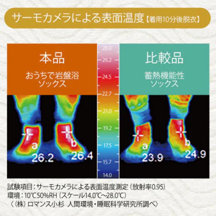 あったか靴下 レディース ソックス 冷え予防 温活 就寝時 日本製 おうちで岩盤浴 足元 冷え性 |  | 04