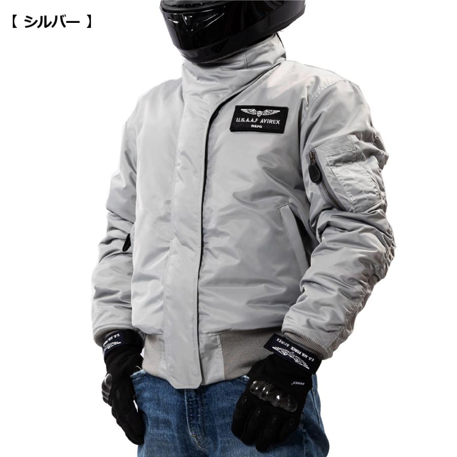 MA-1 AVIREX MFG STD MODEL アビレックス ウインドブレイクフライト バイクジャケット オールシーズン 防風 防寒 超撥水 CE規格 プロテター バイク 立体裁断 | AVIREX | 07