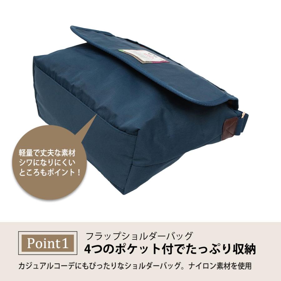 ショルダーバッグ レディース 軽い 斜めがけ AVOCA ブランド 30代 40代 50代 コンパクト シンプル 肩掛け | AVOCA | 04