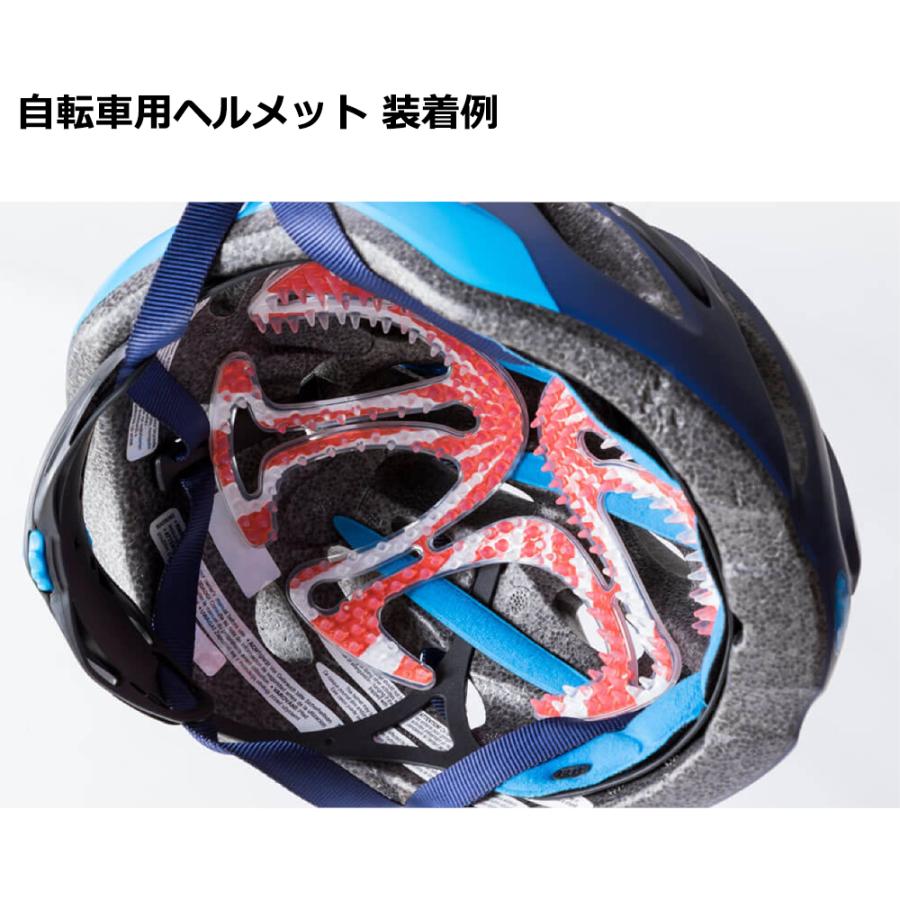 バイク 自転車 AIRHEAD エアーヘッド ヘルメット用 ベンチレーションライナー ツーリング 全14色  工事 現場 静電気防止 抗菌 アレルギー対策加工 | ブランド登録なし | 05