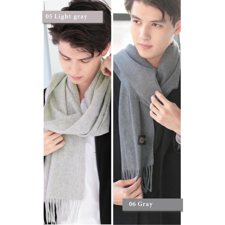 Attivo マフラー メンズ プレゼント カシミヤ 100％ ブランド