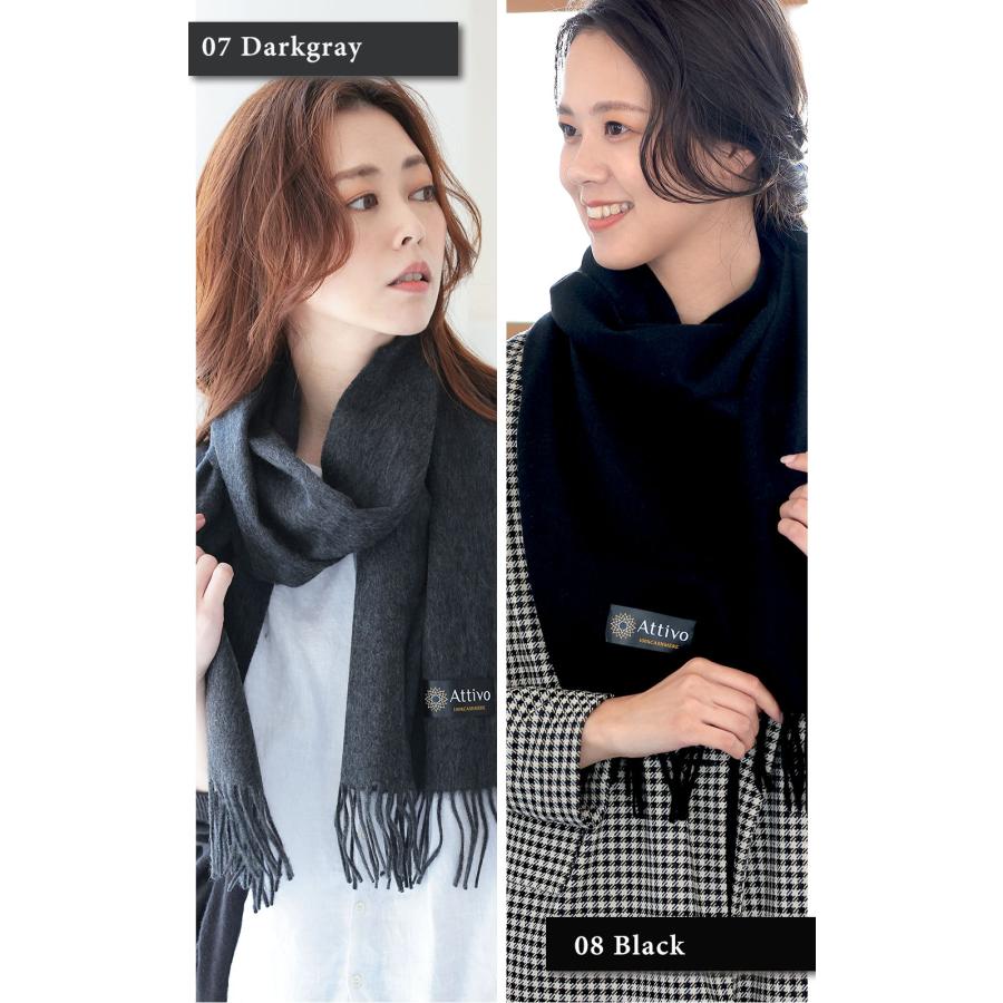 Attivo マフラー カシミヤマフラー レディース かわいい Attivo マフラー カシミヤマフラー レディース かわいい