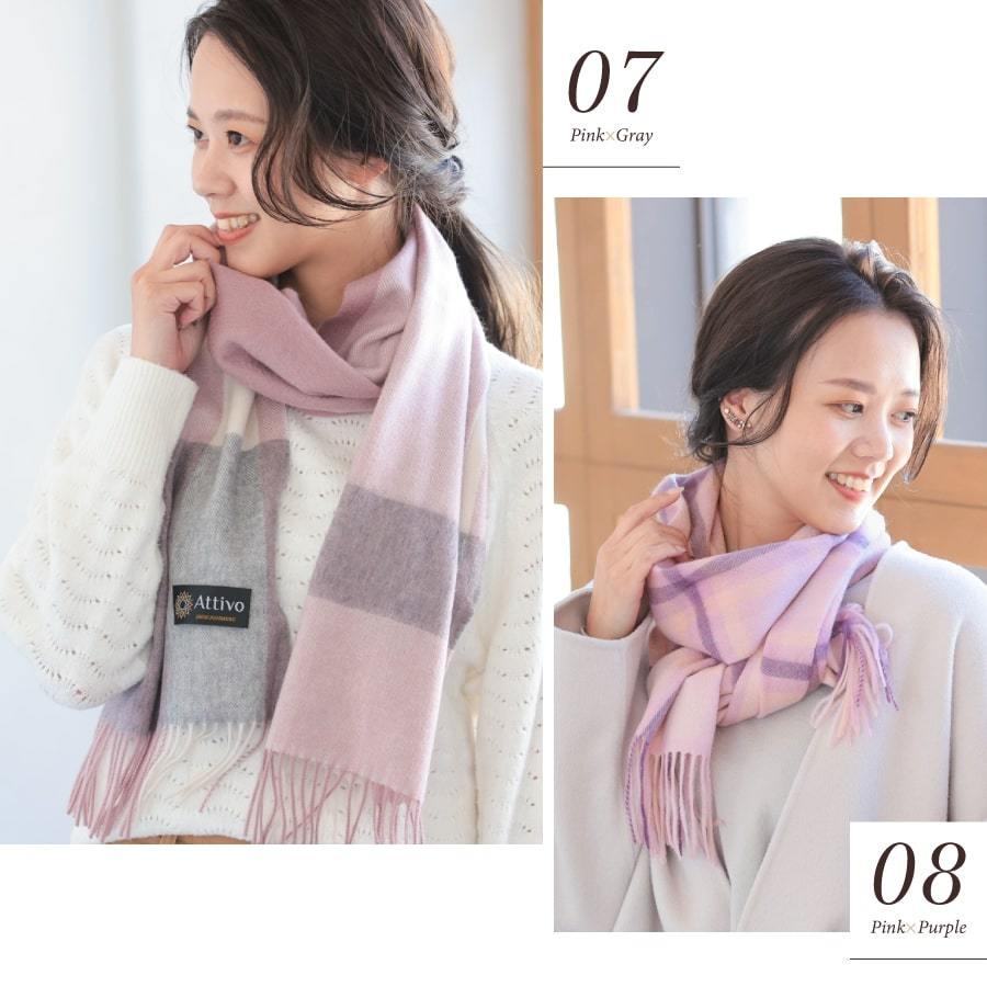 カシミヤマフラー レディース メンズ クリスマスプレゼント 女性 彼女 カシミヤ 100 チェック柄 全16色 カシミアマフラー 内モンゴル産 Al アレグレット 日傘 Uv 帽子 手袋 通販 Yahoo ショッピング