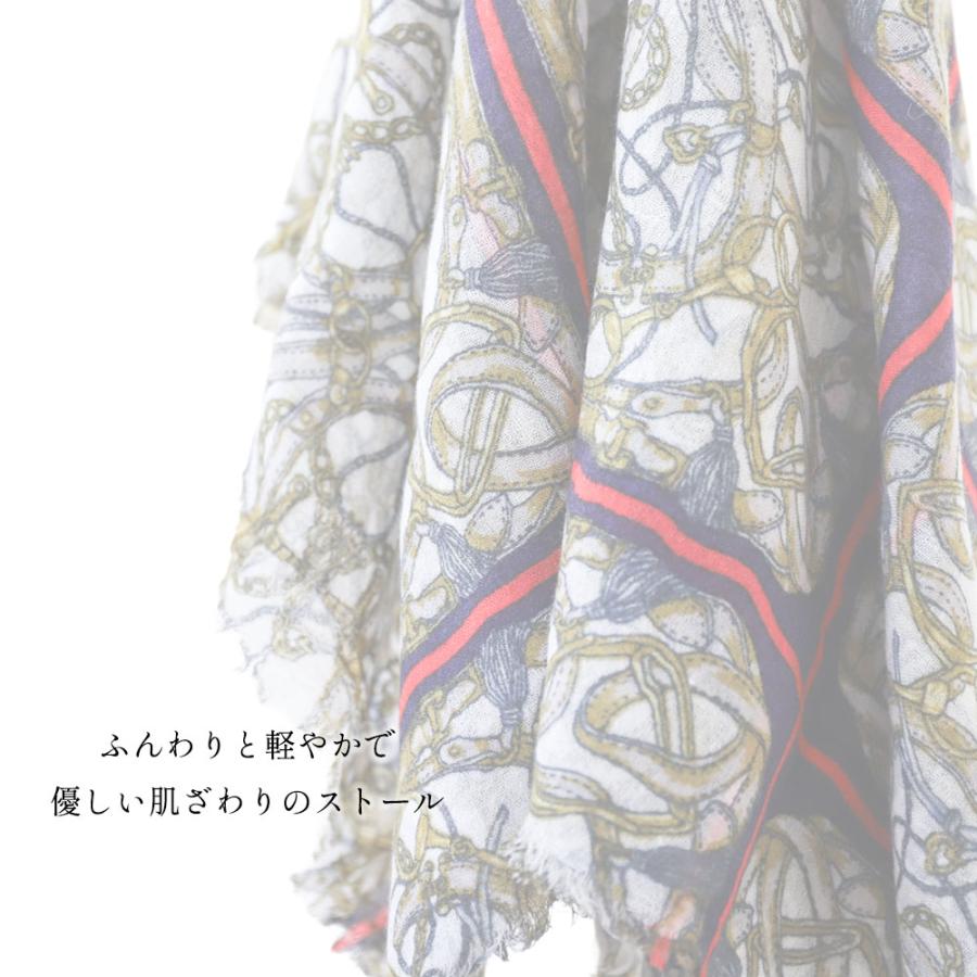 ストール 大判 レディース ガーゼ リネンカシミヤ オールシーズン UVカット コンパクト 薄い 暖かい CS |  | 04