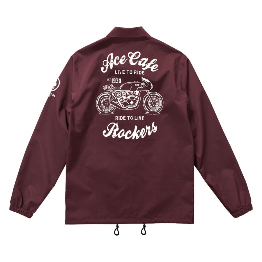 バイク ジャケット メンズ レディース 4カラー 4サイズ オールシーズン 超撥水 ウォータープルーフ コーチジャケット エースカフェロンドン ACE CAFE AS2501WS | ACE CAFE LONDON | 09