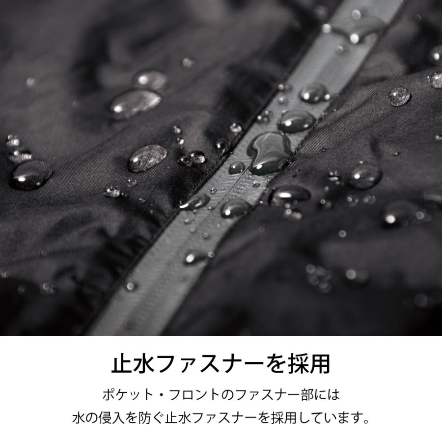 レインコート ジャケット メンズ 登山 釣り バイク ウェア 防水 防寒 雨具 梅雨 軽量 防水 浸透 自転車 作業 Makku AS-3750 | Makku | 03