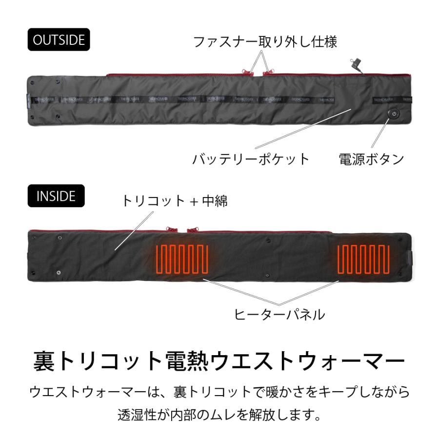 Makku レインジャケット メンズレインコート 防寒 ヒーター