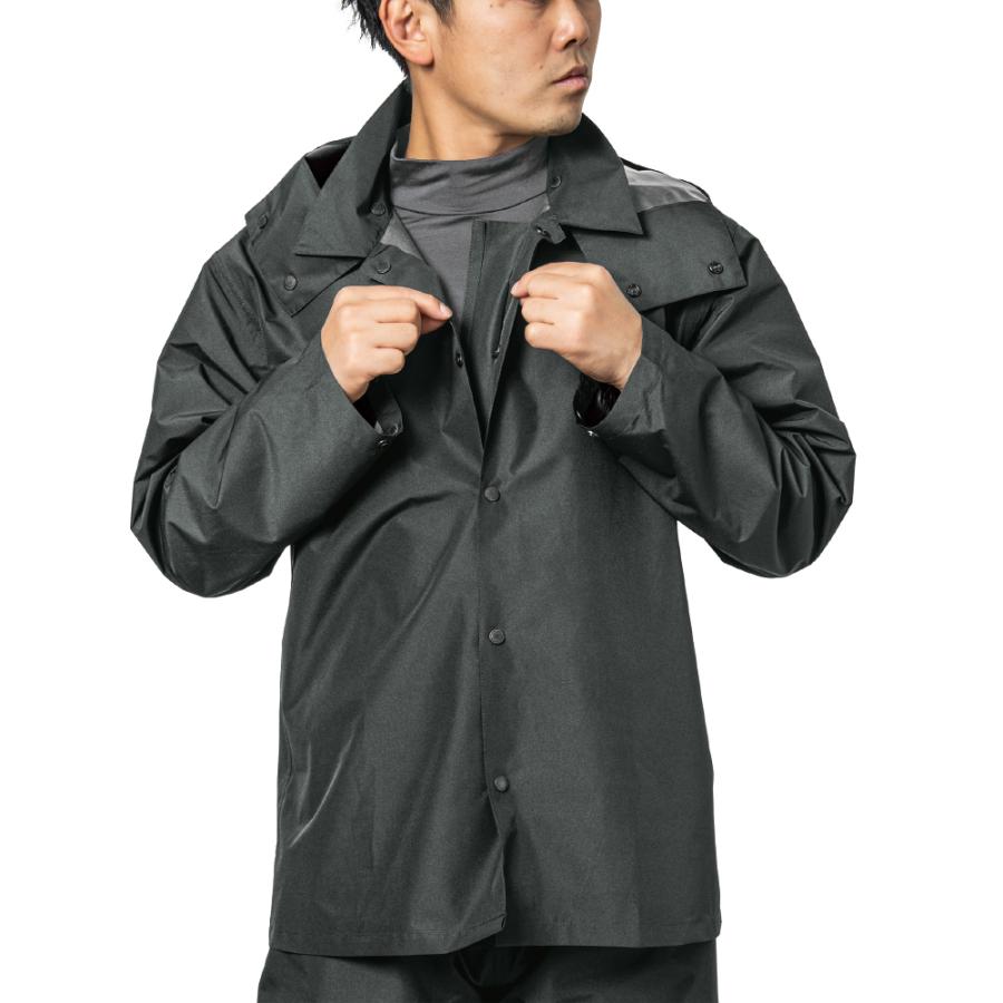 レインウェア 上下 バイク 自転車 防水 アウトドア 通勤 通学 レインスーツ レインコート メンズ レディース | Makku | 16