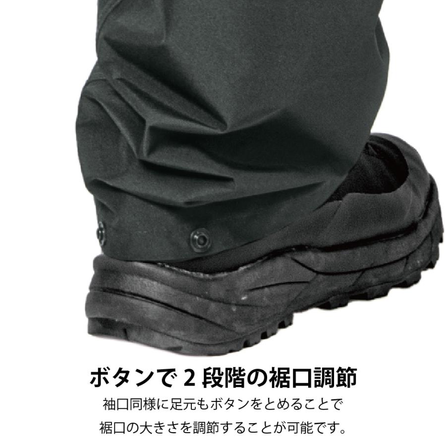 レインウェア 上下 バイク 自転車 防水 アウトドア 通勤 通学 レインスーツ レインコート メンズ レディース | Makku | 08