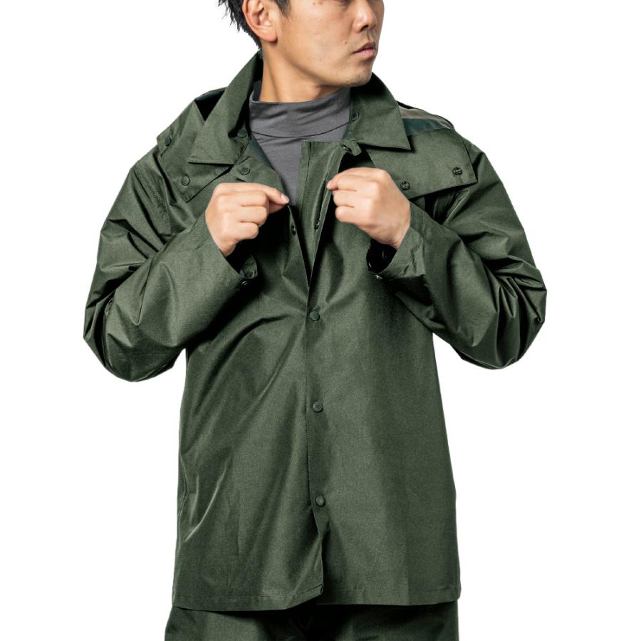 レインウェア 上下 バイク 自転車 防水 アウトドア 通勤 通学 レインスーツ レインコート メンズ レディース | Makku | 12