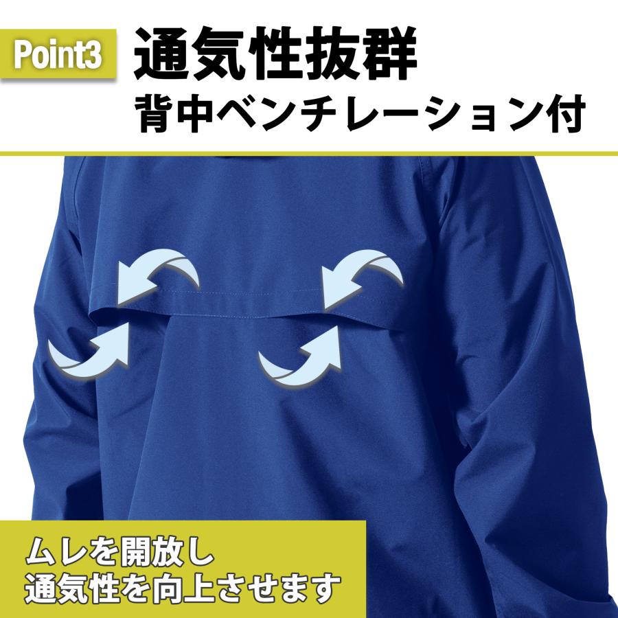 レインスーツ 上下セット 秋冬 防寒対策 回転フード レインコート 現場 自転車 防水 耐水 カッパ メンズ 男女兼用 釣り バイク 登山 |  | 06