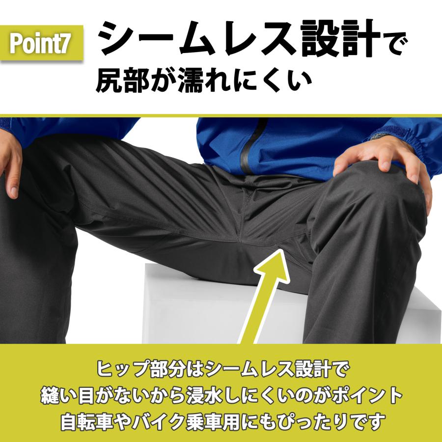 レインスーツ 上下セット 秋冬 防寒対策 回転フード レインコート 現場 自転車 防水 耐水 カッパ メンズ 男女兼用 釣り バイク 登山 |  | 10